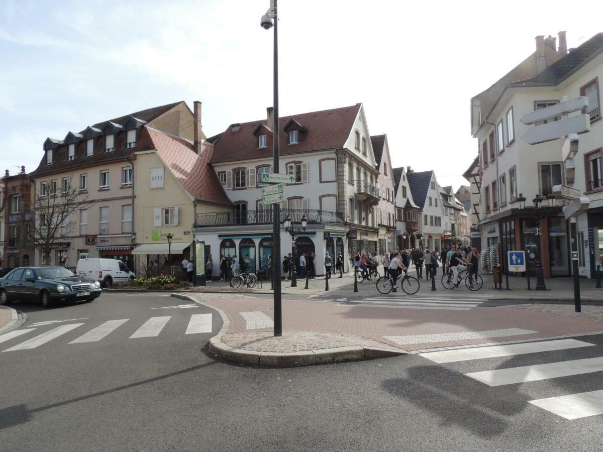 Appart'Azur Haguenau - Centre Grand'Rue - Logements Entiers Pour Voyageur Pro Buitenkant foto